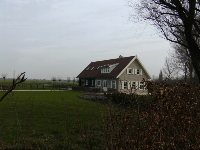 nieuwbouw woonboerderij te Oud-Alblas