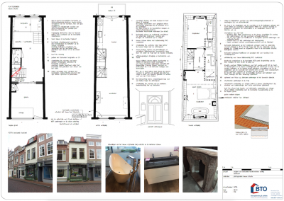 gewijzigde indeling monumentale woning te Dordrecht